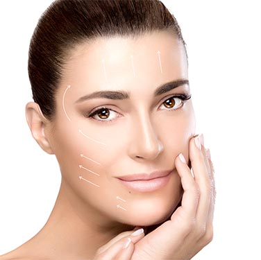 Beauty Face Spa Woman. Surgery and Anti Aging Concept